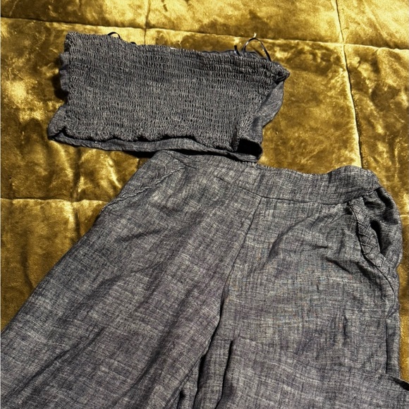 Sienna Sky Blue Wide Leg Pants - Picture 6 of 6